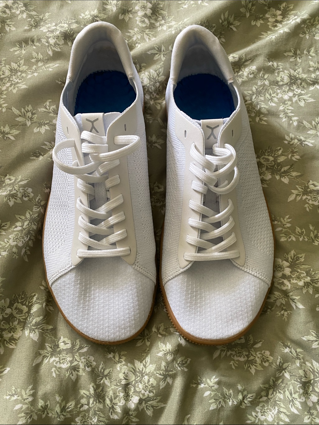 Flux Adapt Trainer Breathable Adaptknit White And Gum Shoes Men's 10.5